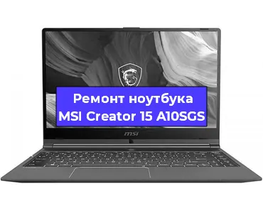 Замена процессора на ноутбуке MSI Creator 15 A10SGS в Нижнем Новгороде